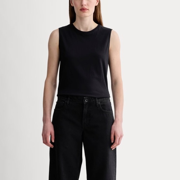 Everlane Tops - Everlane 100% Organic Cotton Muscle Tank in black Size S NWOT